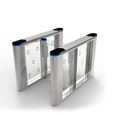 Le ce a approuvé la porte de lecteur de cartes d'acier inoxydable du tourniquet 304 de porte de vitesse d'accès d'intérieur et extérieure